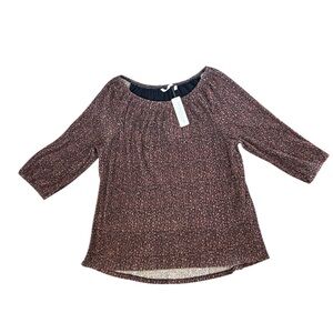 Soft Surroundings Women’s Size Large Carmella Top in Minerva Red NWT